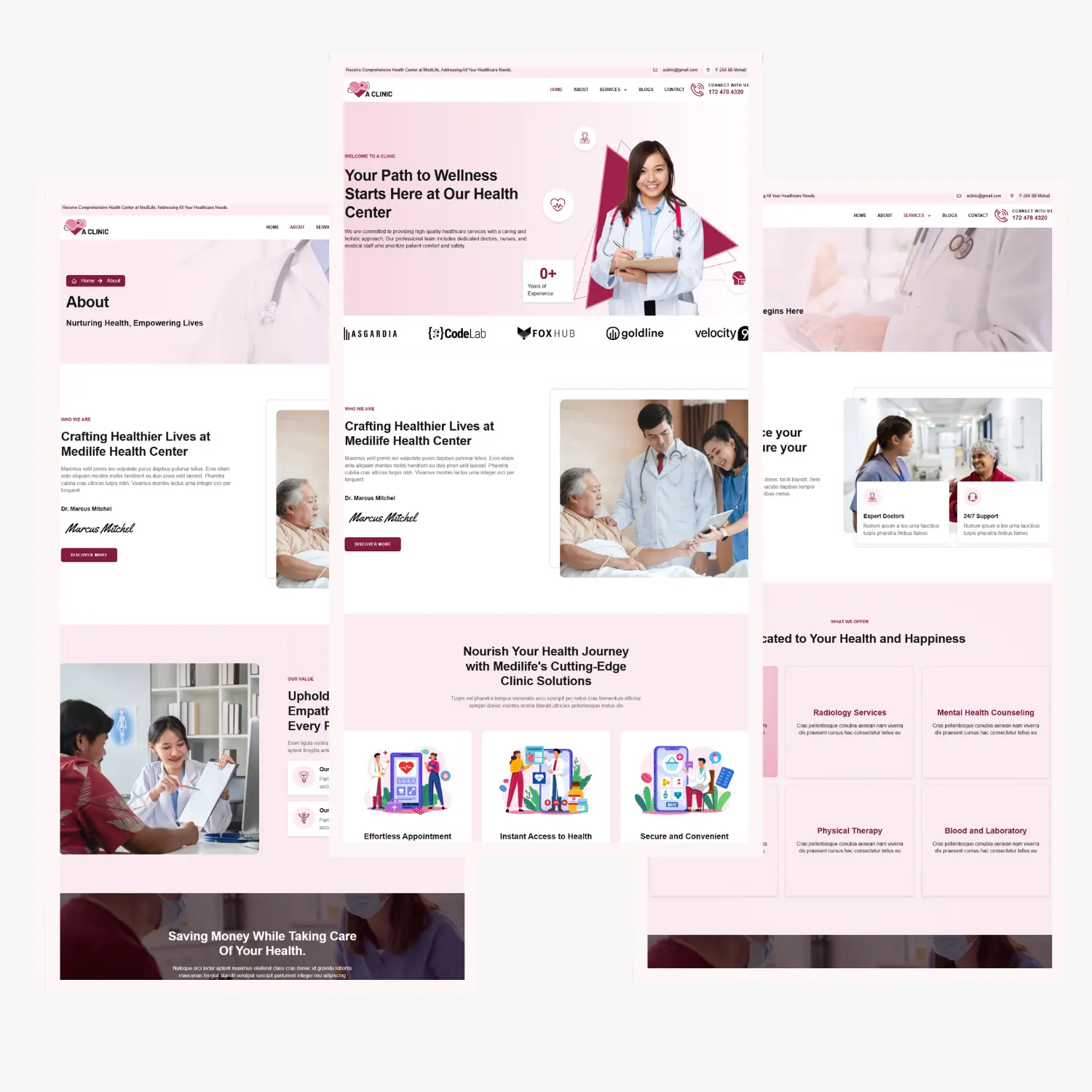 A Clinic Website