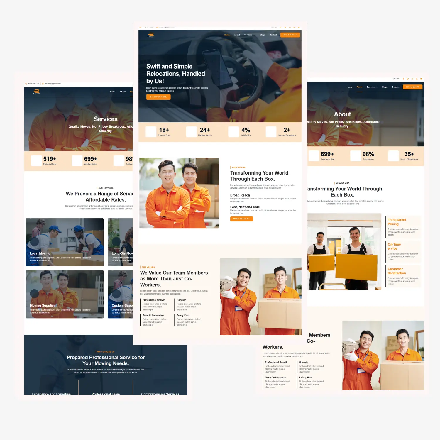 A Moving website