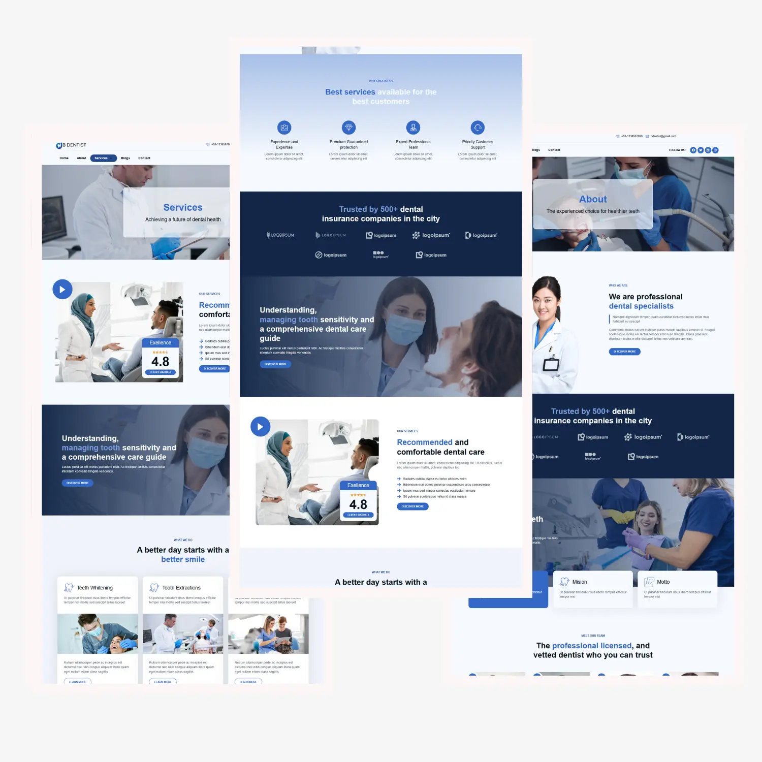 B Dentist Website