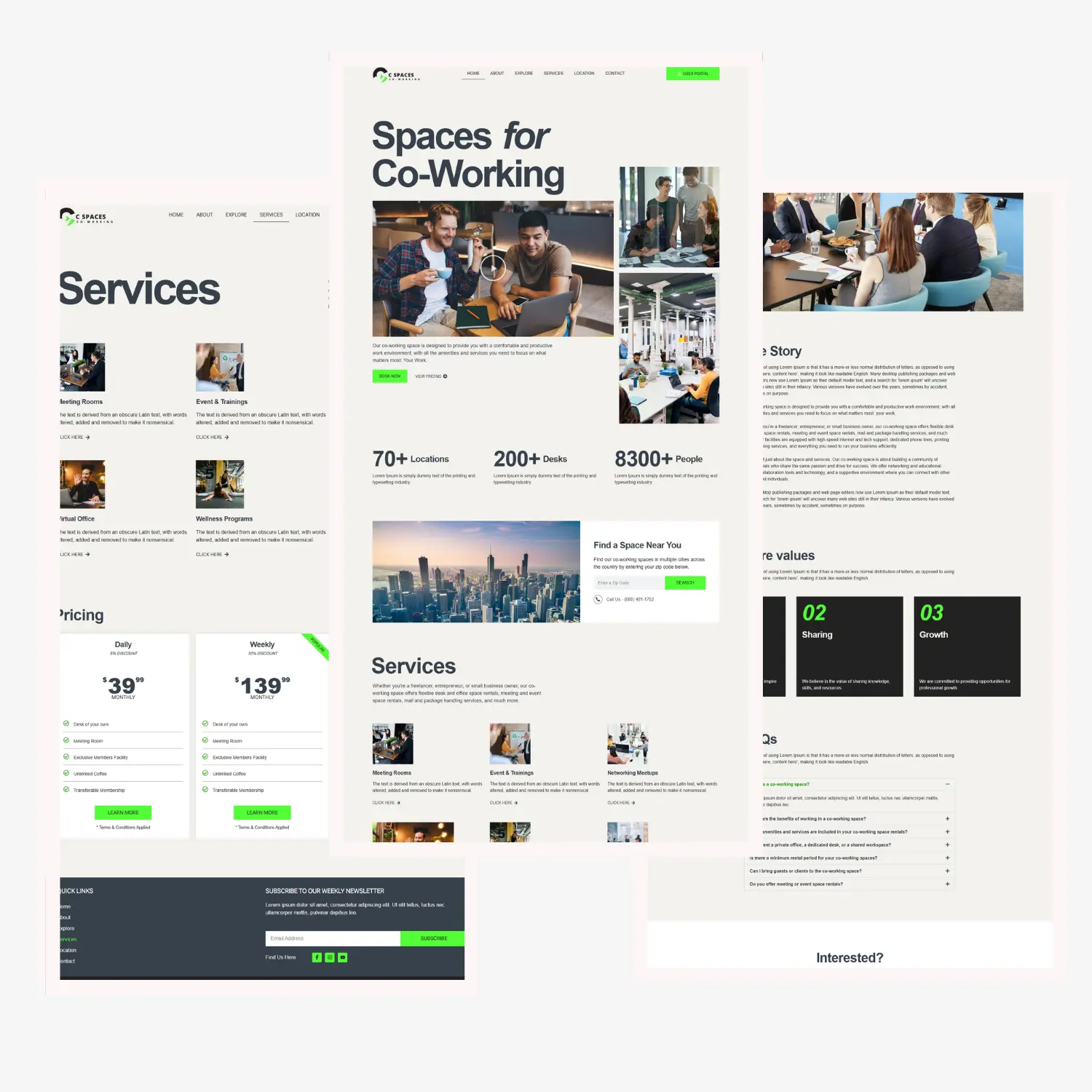 C Spaces Website