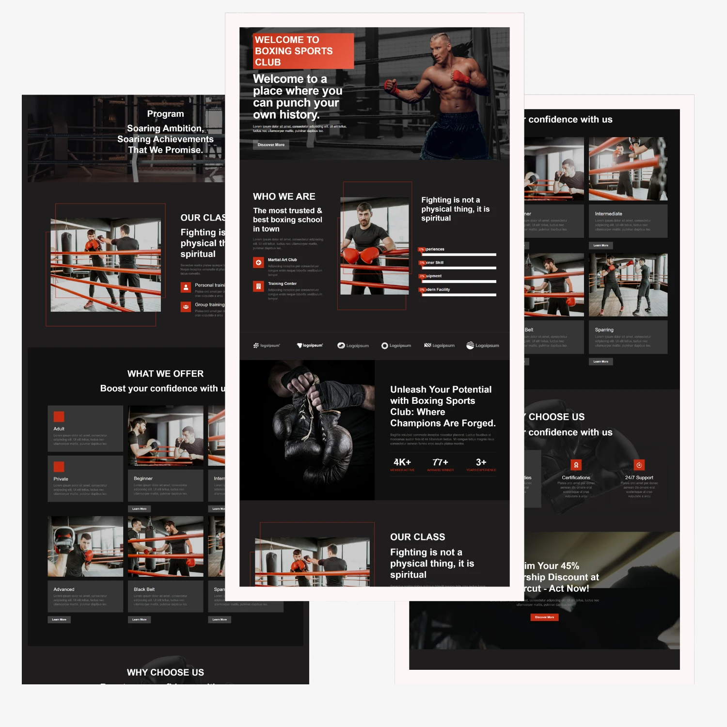 Boxing the build my website