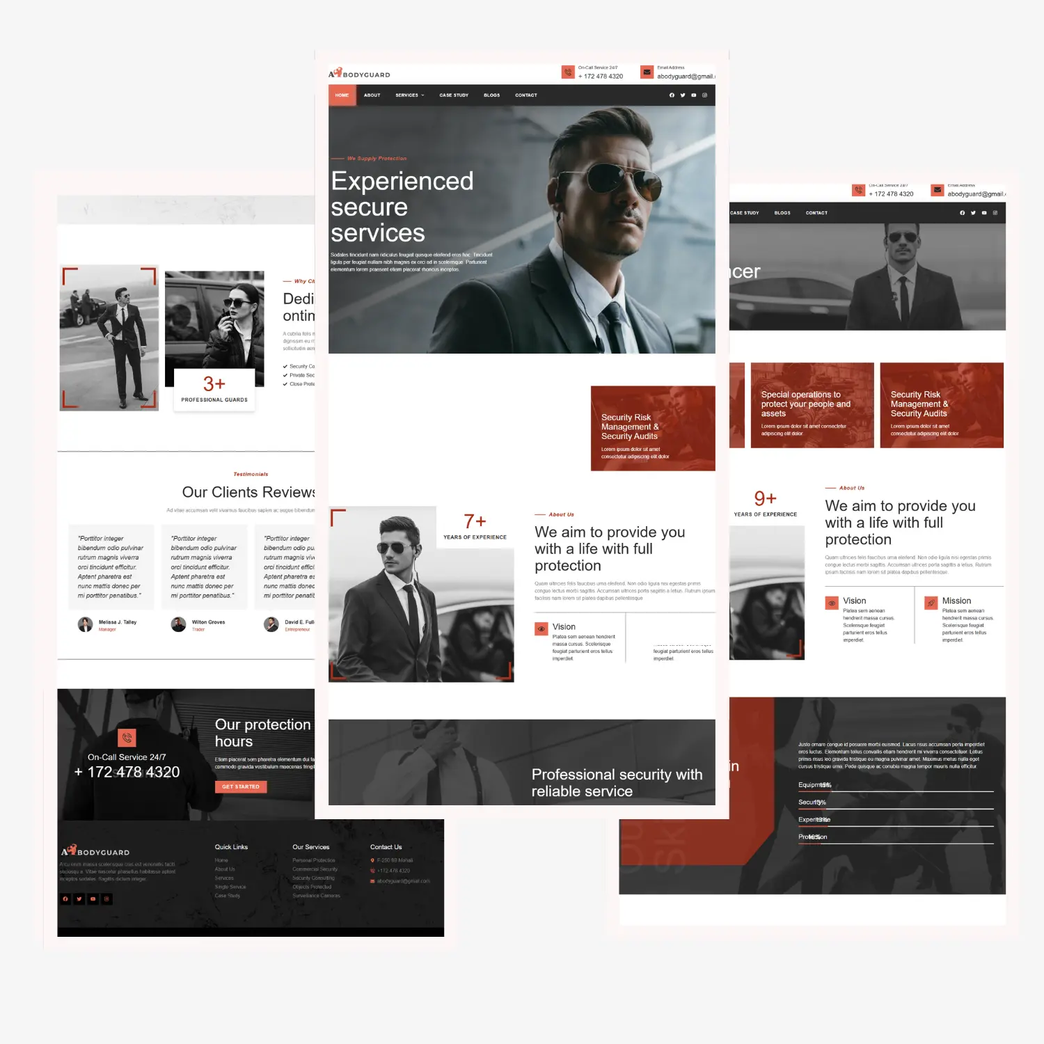 A Bodyguard Website