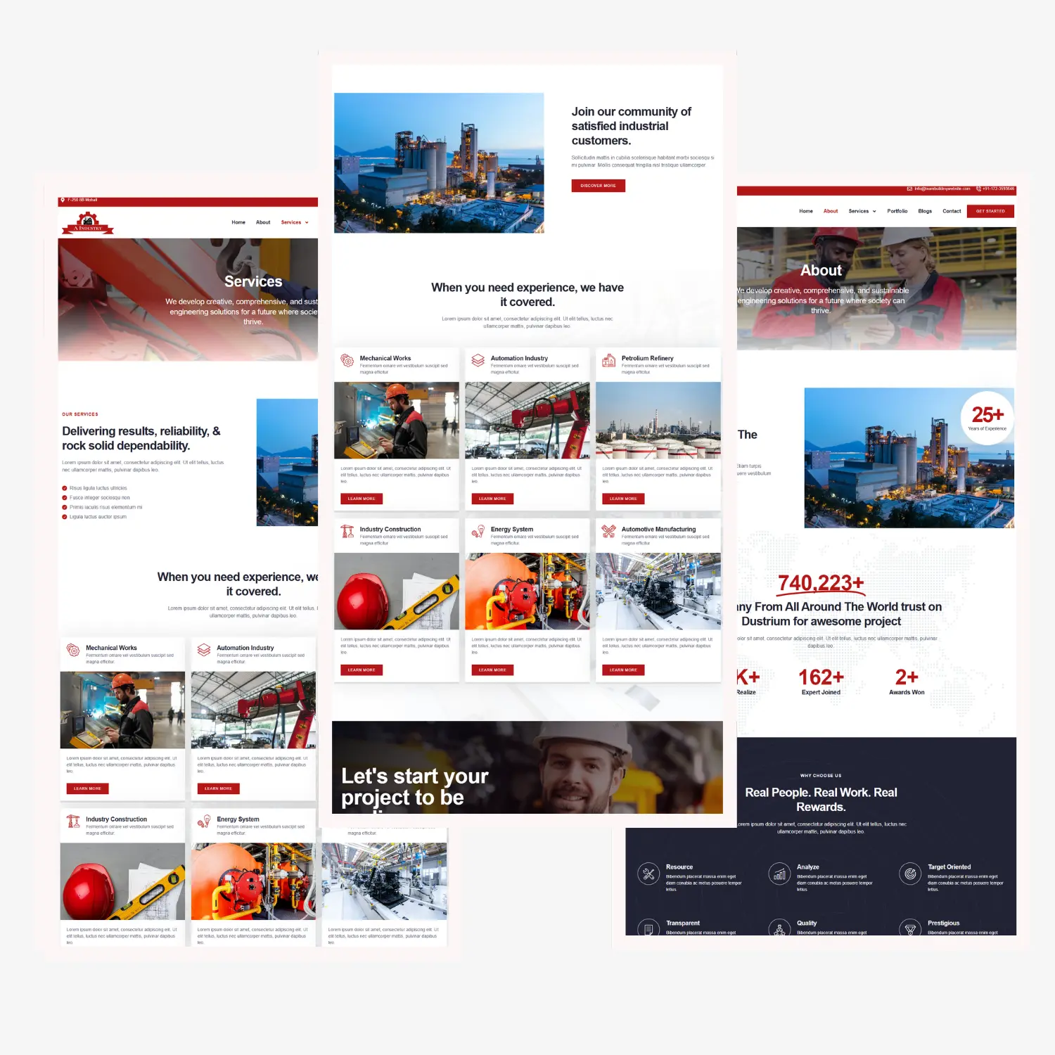 A Industry Website
