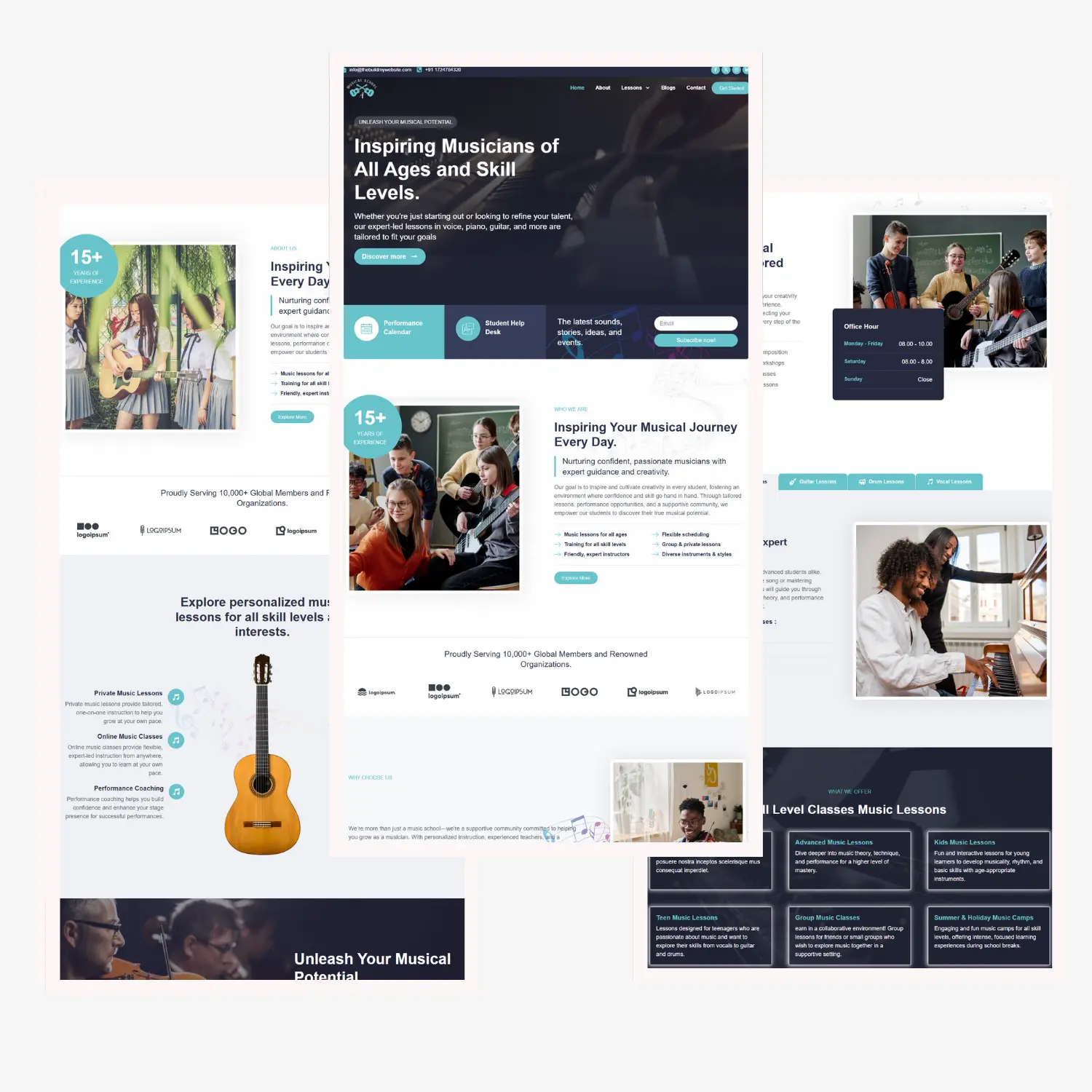 A Music School Webstite