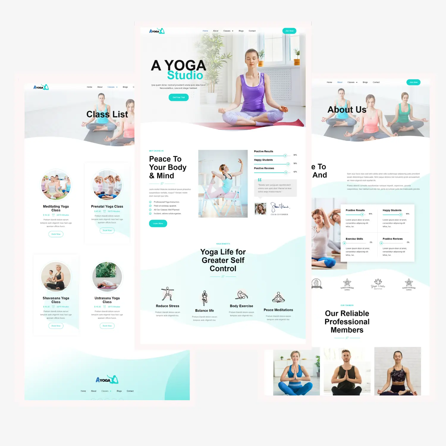 A Yoga Website