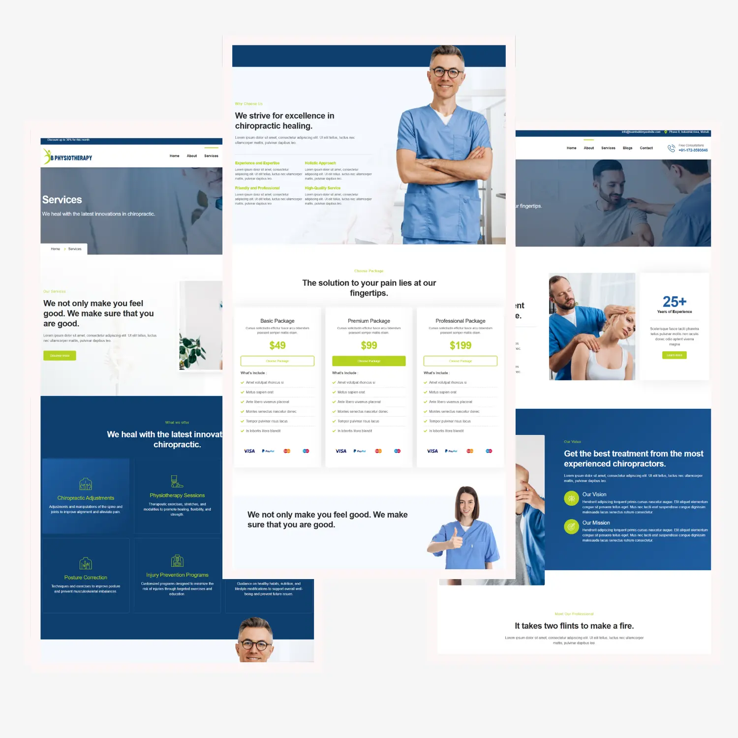 BuildMyWebsite B Physiotherapy Webiste