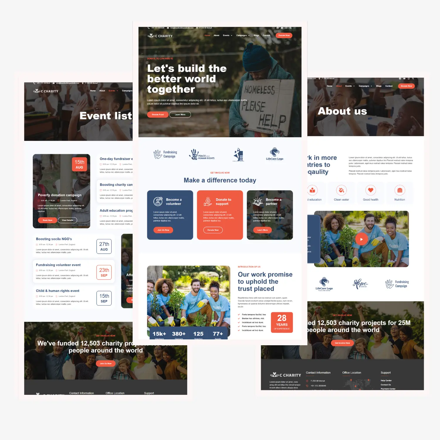 C Charity Website