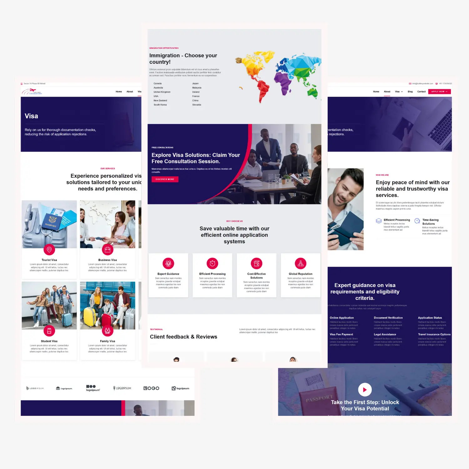 BuildMyWebsite A Immigration Website