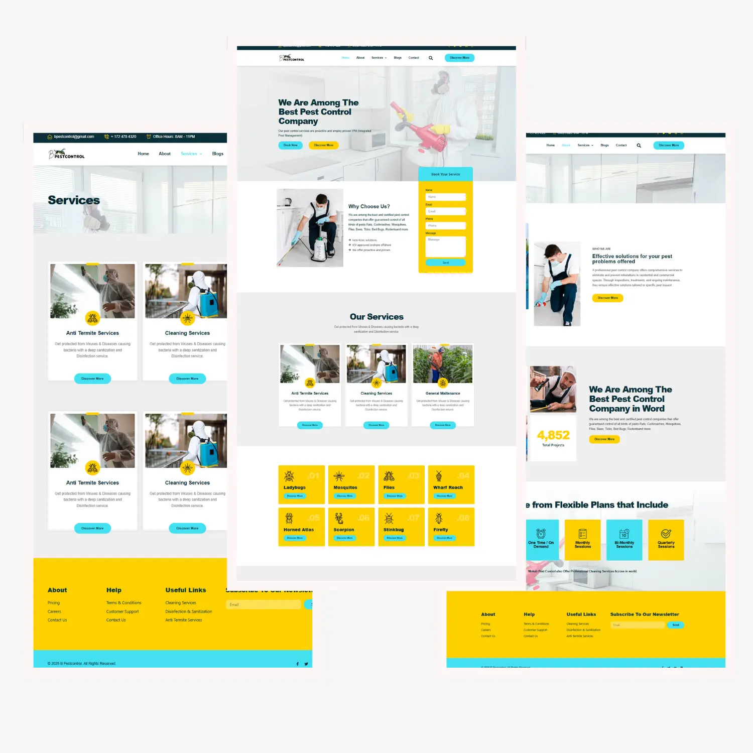 Buildmywebsite B Pest Control Website