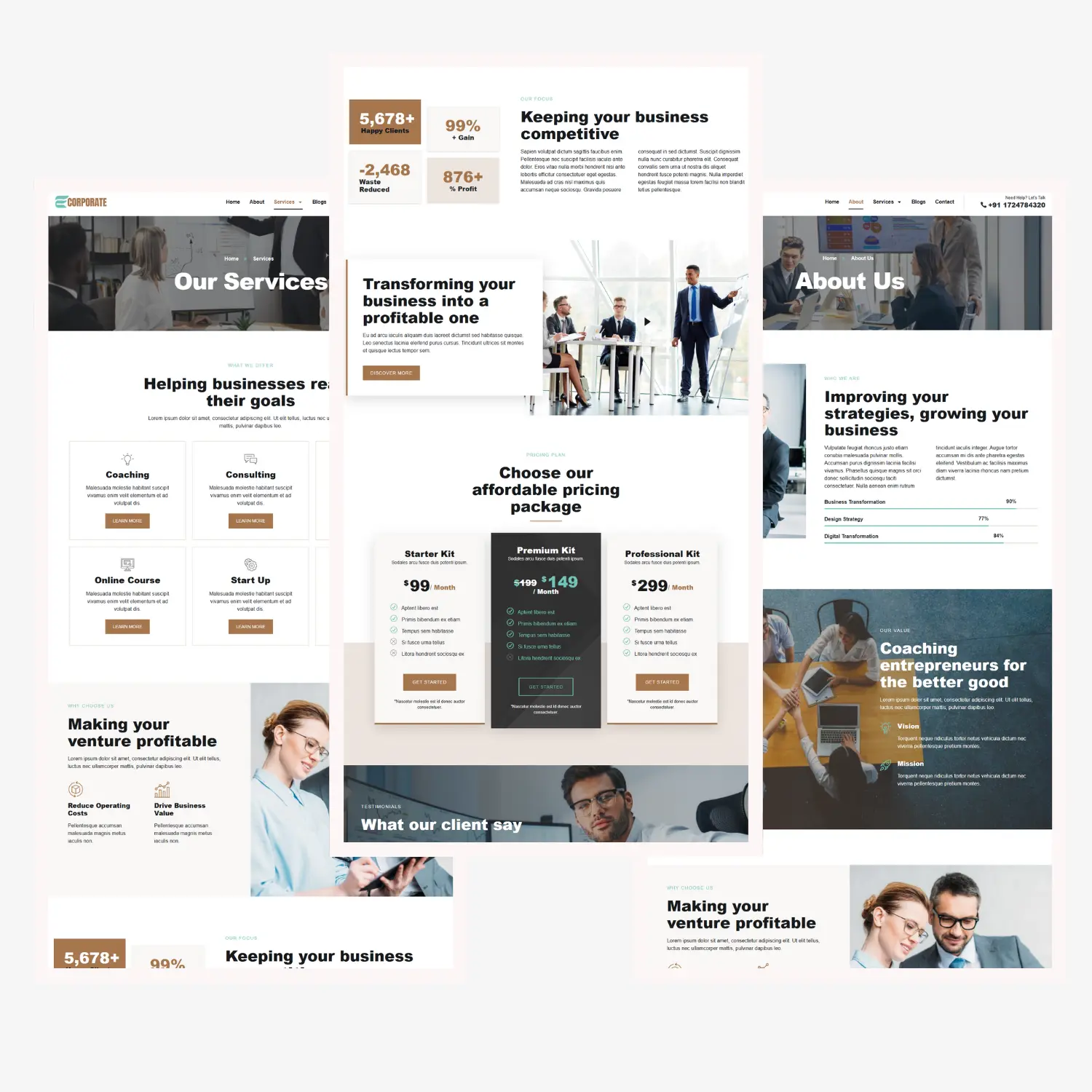 Buildmywebsite E Coporate Website
