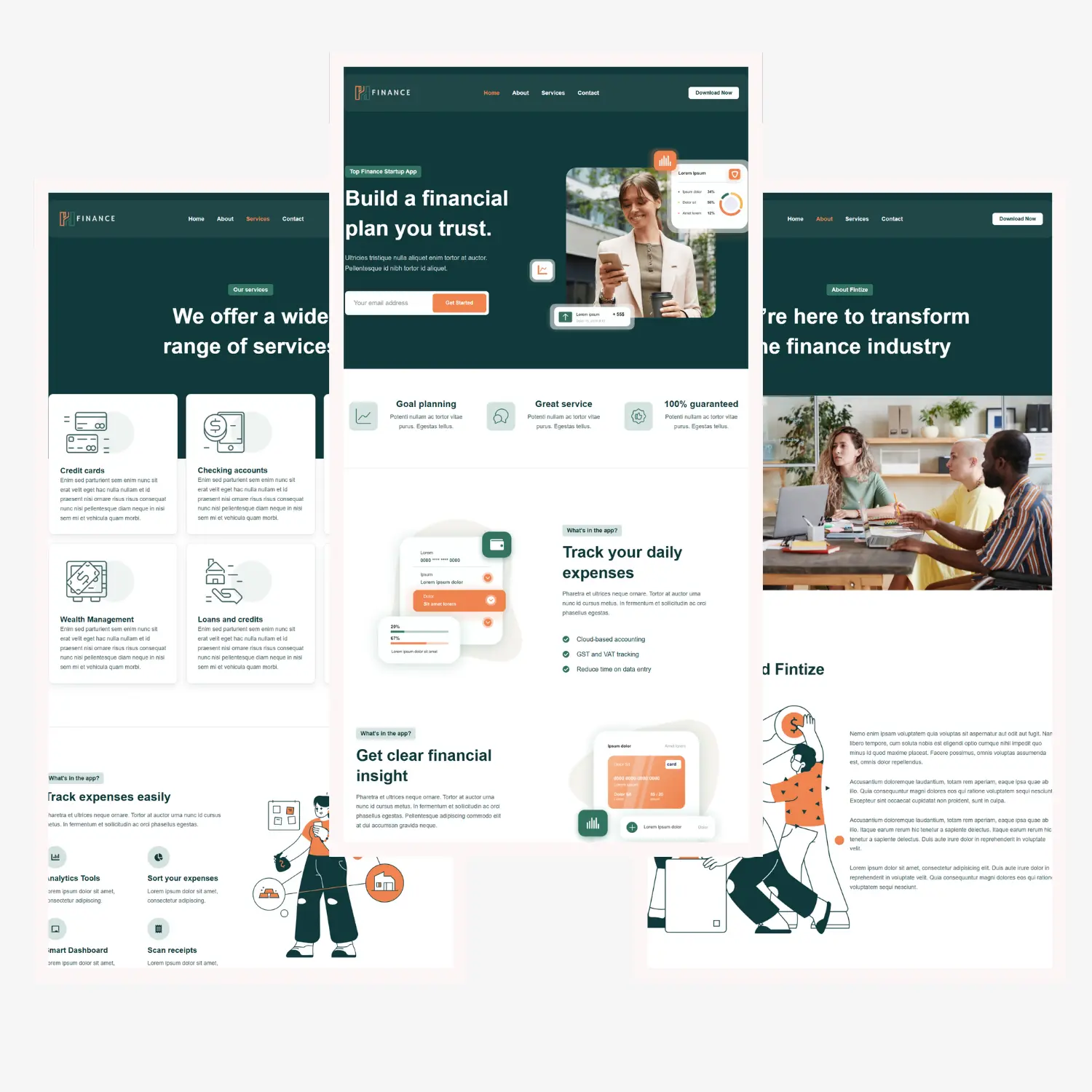 BuildMyWebsite H Finance Website