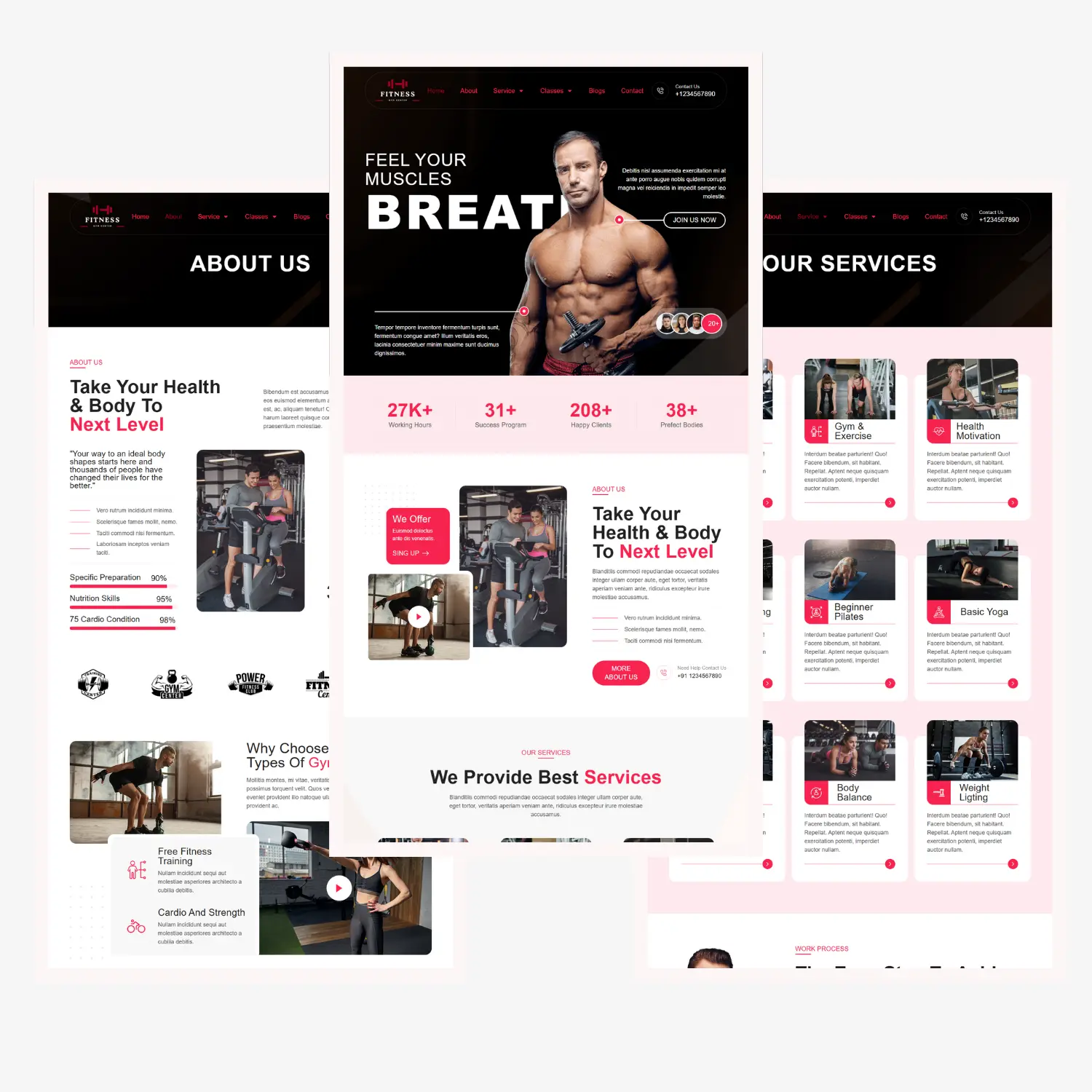 BuildMyWebsite Fitness Gym